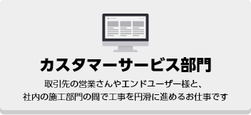 カスタマーサービス部門